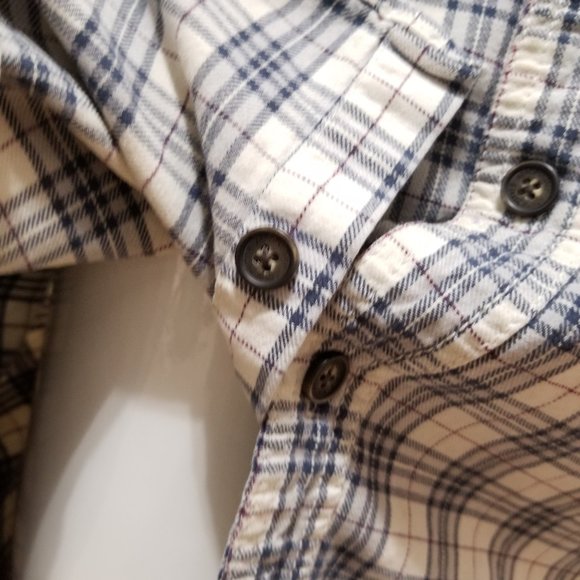 Aeropostale shirt XL long sleeve plaid button up down collared 100% cotton - Picture 11 of 13